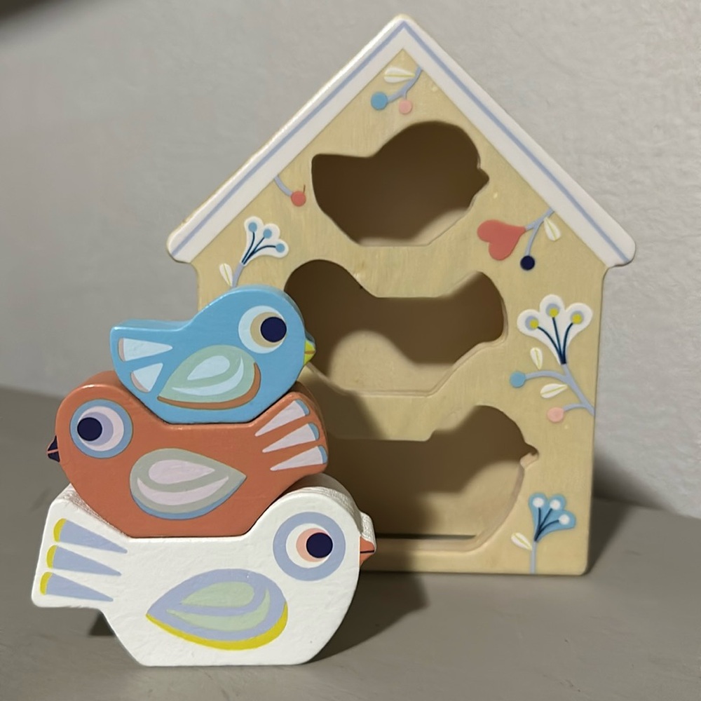 DJECO - Baby Birdy Sort and Stack Toy